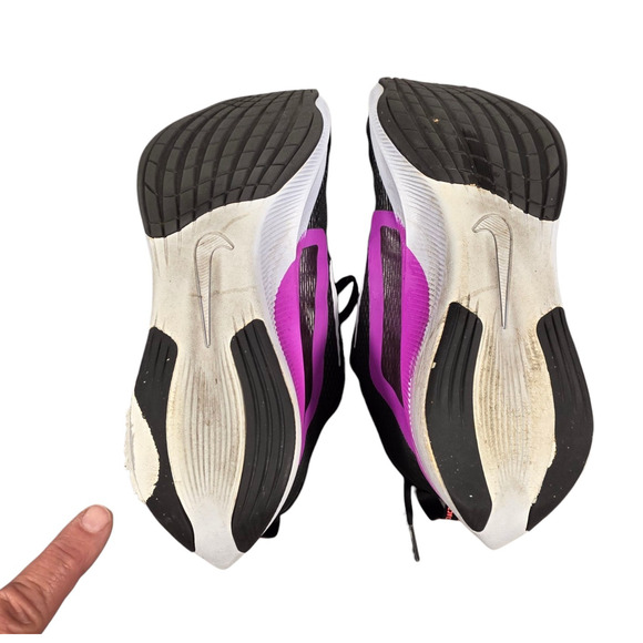 Nike Zoom Fly 4 Running Shoes Mens 11 Black Hyper Violet CT2392-004 Marathon 5K - Picture 5 of 13